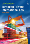 Copertina  European private international law